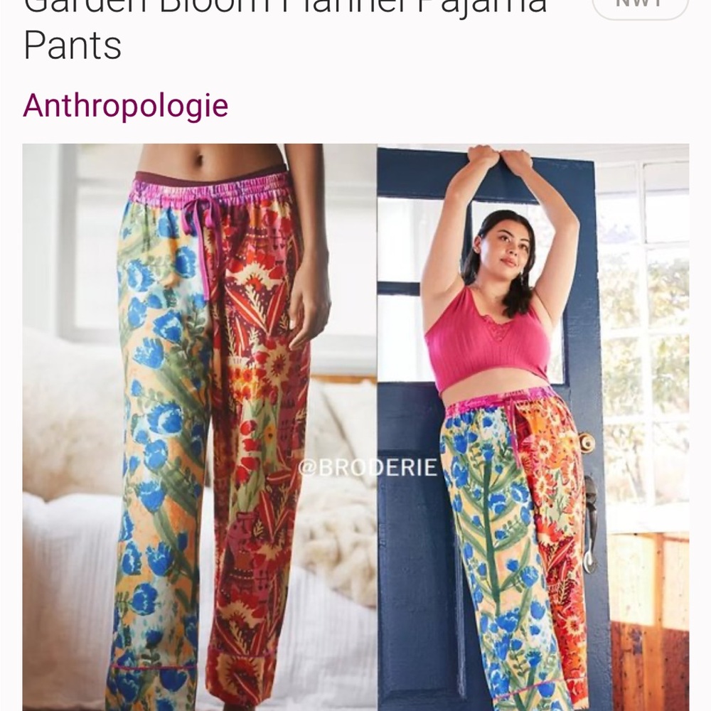 Anthropologie NWT Vibrant Color Wide Leg Pants Women’s XS - Picture 1 of 4